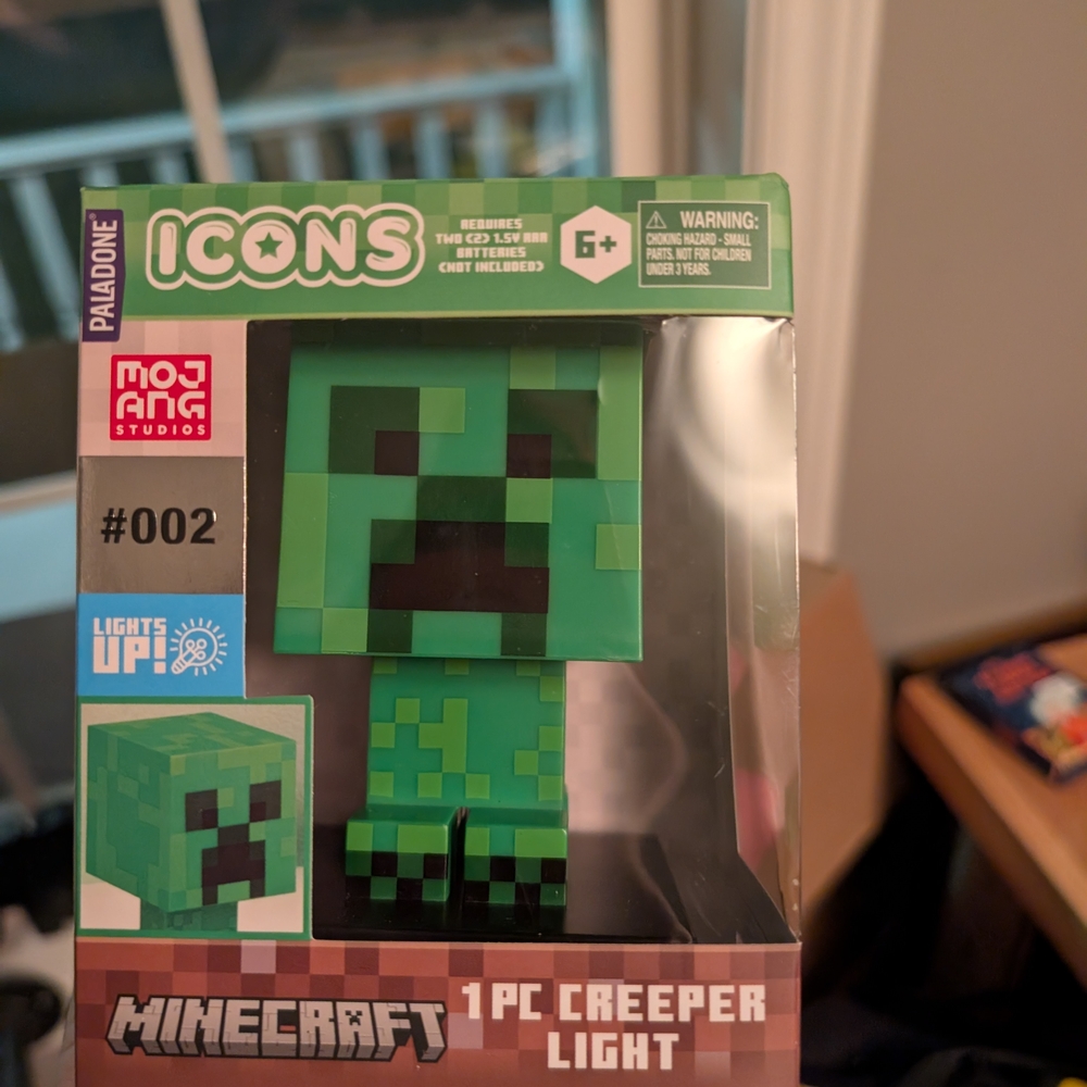 Mojang Minecraft Icons Creeper Light